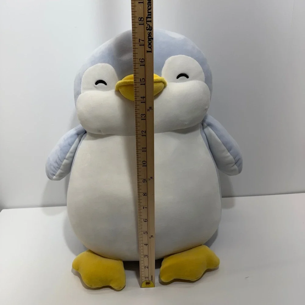 Miniso Life Penguin Plush Stuffed Animal Blue White Yellow Squishy Soft Toy